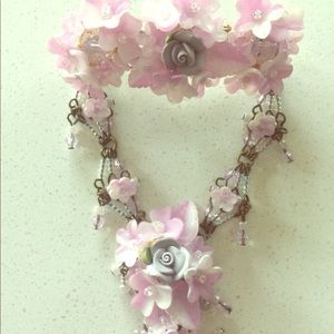 Vintage Style Beaded Hair Barette